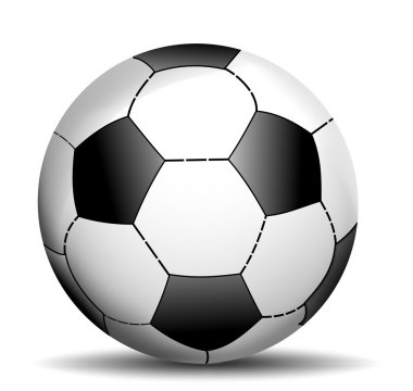 Italian soccer ball clipart