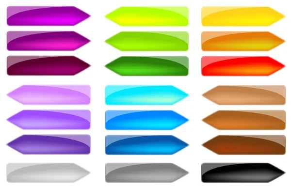 Afbeelding met pijlen regenboog — Stockvector