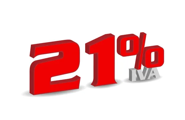 Antecedentes Aumento percentual do IVA — Vetor de Stock
