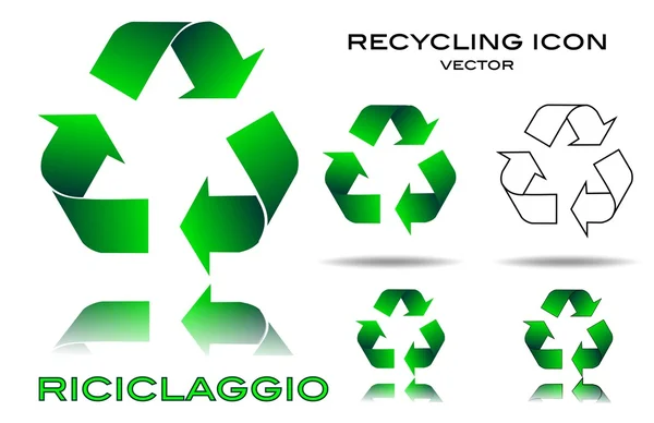 Recycling pictogram — Stockvector