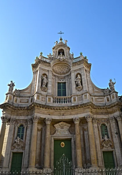 Великолепная церковь в стиле барокко — стоковое фото
