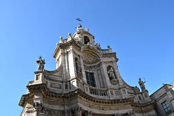 Великолепная церковь в стиле барокко — стоковое фото