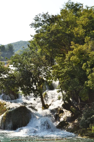 Wunderschöne Wasserfälle von Krka Sibenik — Stockfoto