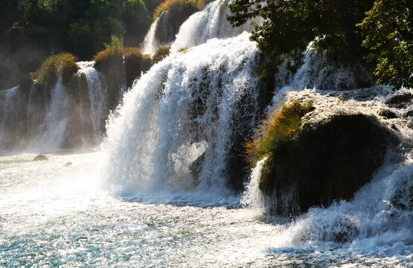Csodálatos vízesések, a krka-sibenik — Stock Fotó