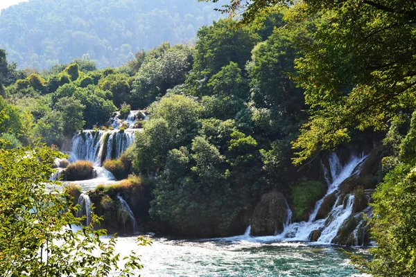 Maravillosas cascadas de Krka Sibenik —  Fotos de Stock