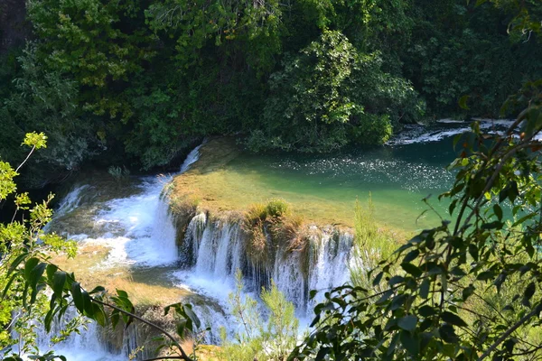 Wonderful Waterfalls of Krka Sibenik — Stock Photo, Image