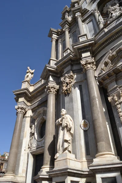 Кафедральний собор Катанії — стокове фото