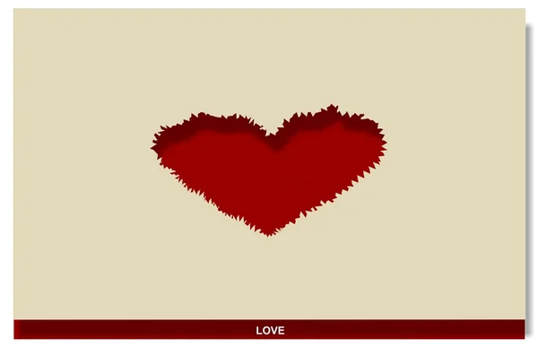 Amor... rojo — Archivo Imágenes Vectoriales