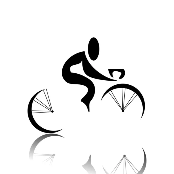 Cyklistika — Stockový vektor