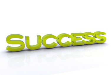 Success - 3D clipart