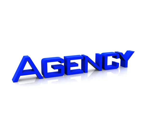Agency - 3D — Stock Photo, Image