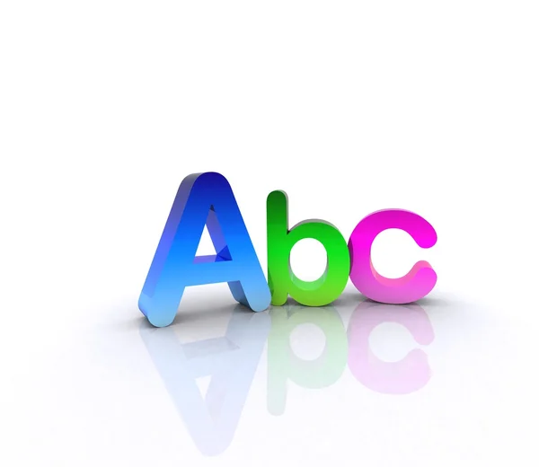 ABC - 3d — Fotografia de Stock