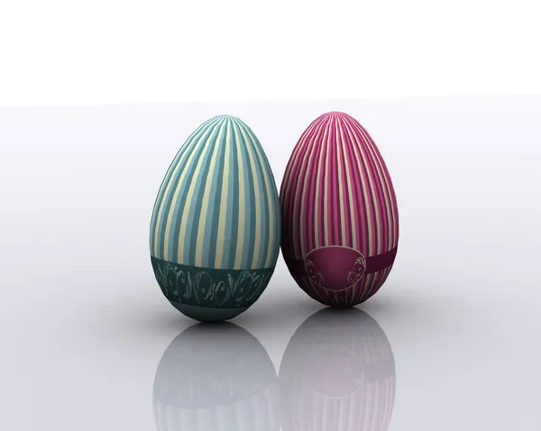 Jaja barwione — Zdjęcie stockowe