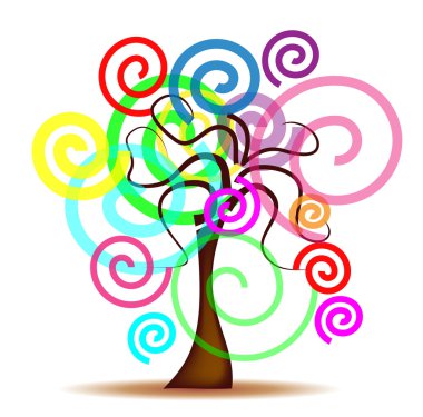 Abstract tree clipart