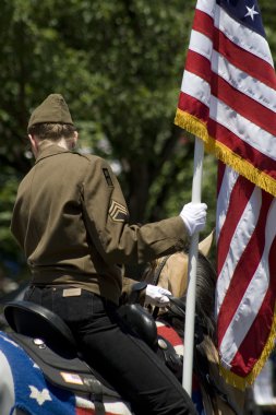 kadın horserider yılında 4 Temmuz geçit washington dc.