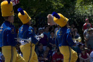 Dört Temmuz tarihinde washington DC'de bando.