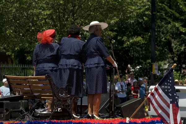 Parade on Fourth of July in Washington DC. — Stock Photo, Image