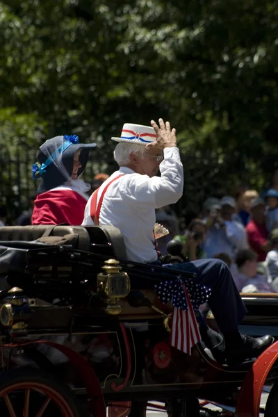 A parade on Fourth of July in Washinton DC. — Stock Photo, Image