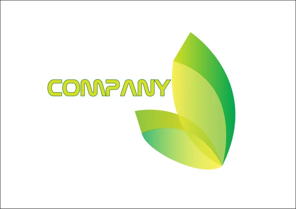 Leaf Logo Sample — Stock Vector