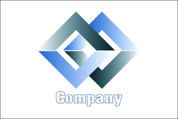 Firmenbeispiel Logo — Stockvektor