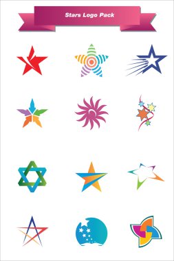 Stars Logo Pack clipart