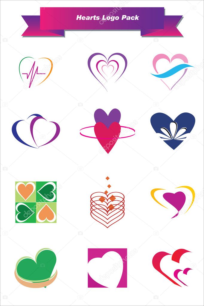 Hearts Logo Pack