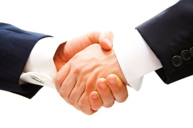Handshake of business partner