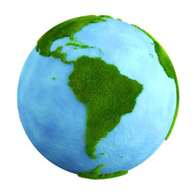 Grass earth - south america clipart