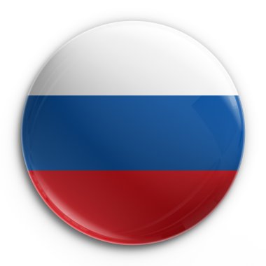 Badge - Russian flag clipart
