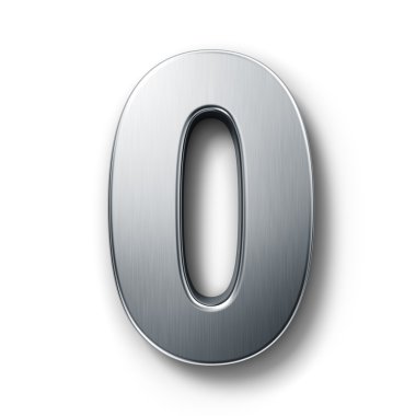 The number 0 clipart