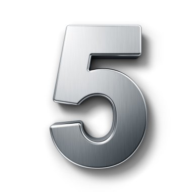 The number 5 clipart