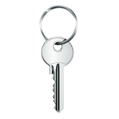 Key in key ring clipart