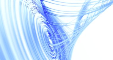 Blue Lorenz Attractor clipart