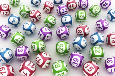 Lottery balls clipart