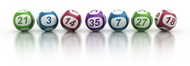 Lottery balls clipart
