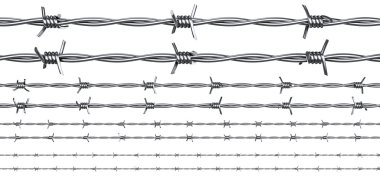 Barbed wire clipart