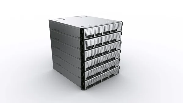 Multiple Rack servers — Stock Photo, Image