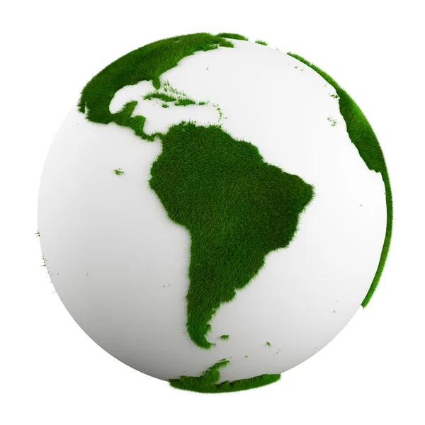 Gräs jorden - Sydamerika — Stockfoto