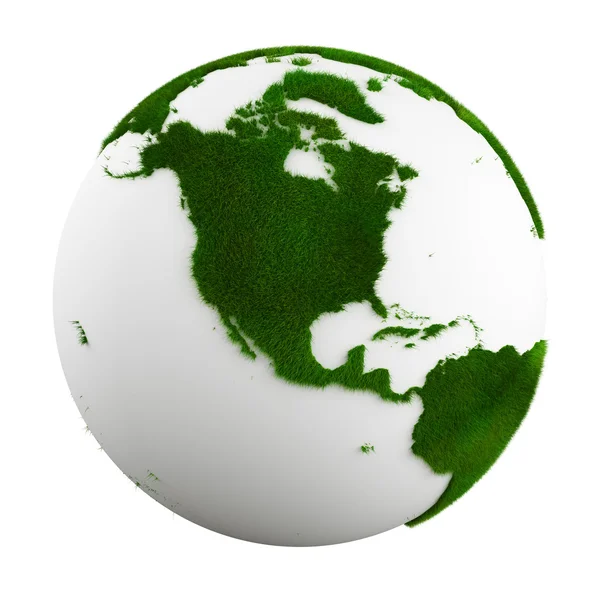 Gräs jorden - Nordamerika — Stockfoto