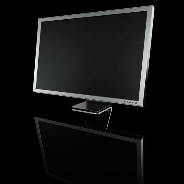 Monitor i aluminium - Stock-foto
