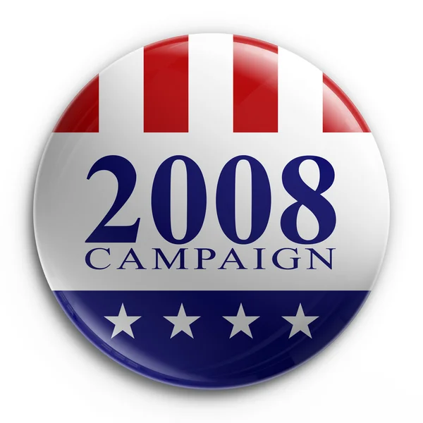 Badge - verkiezing van 2008 — Stockfoto