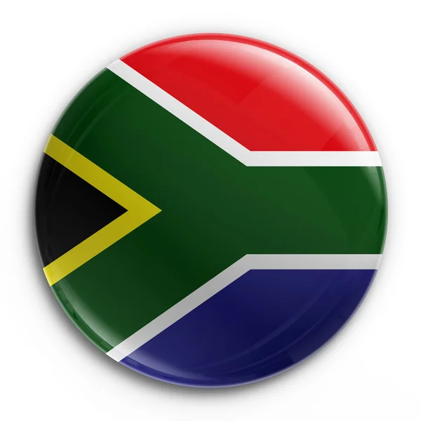 徽章-南非国旗 — 图库照片