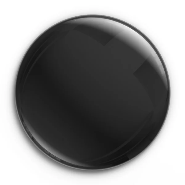 Insignia vacía negra — Foto de Stock