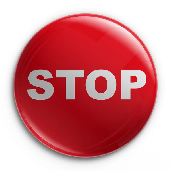 Distintivo - STOP — Fotografia de Stock