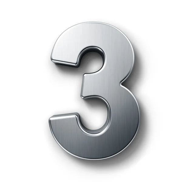 The number 3 — Stock Photo, Image