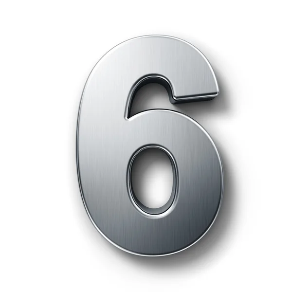 The number 6 — Stock Photo, Image