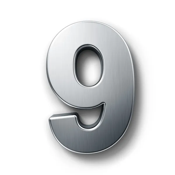 The number 9 — Stock Photo, Image