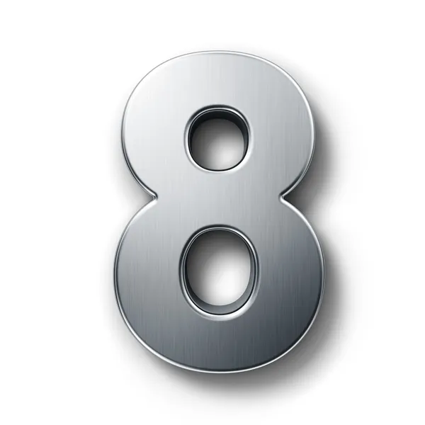 The number 8 — Stock Photo, Image
