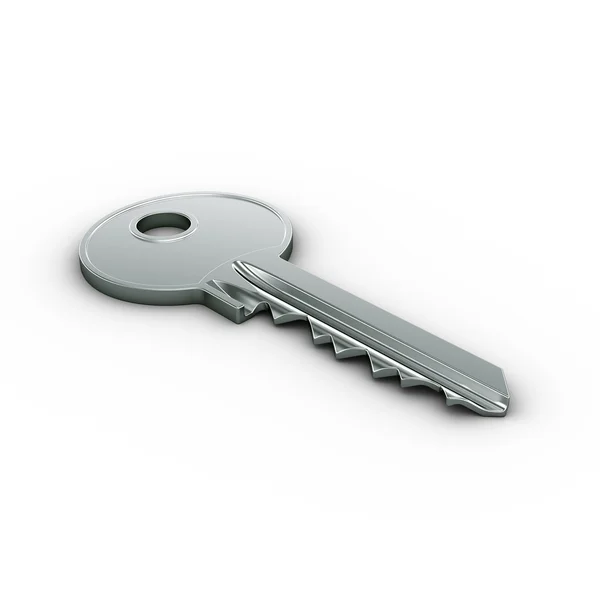 Rendering 3d di una chiave — Foto Stock