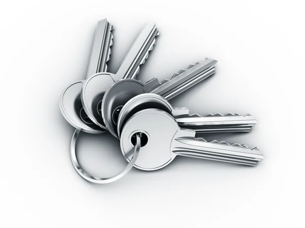 Bundel van sleutels — Stockfoto
